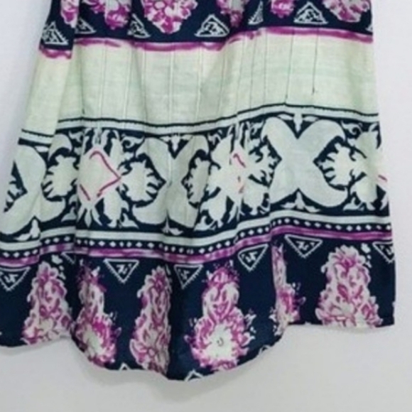 Free People Bohemian V Neck Tank Top Floral Print Spaghetti Strap 2 - Picture 3 of 6